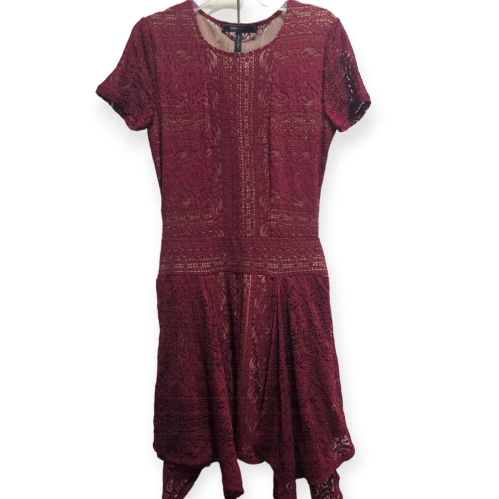 Women's BCBGmaxazria Dress Size XXS Burgundy